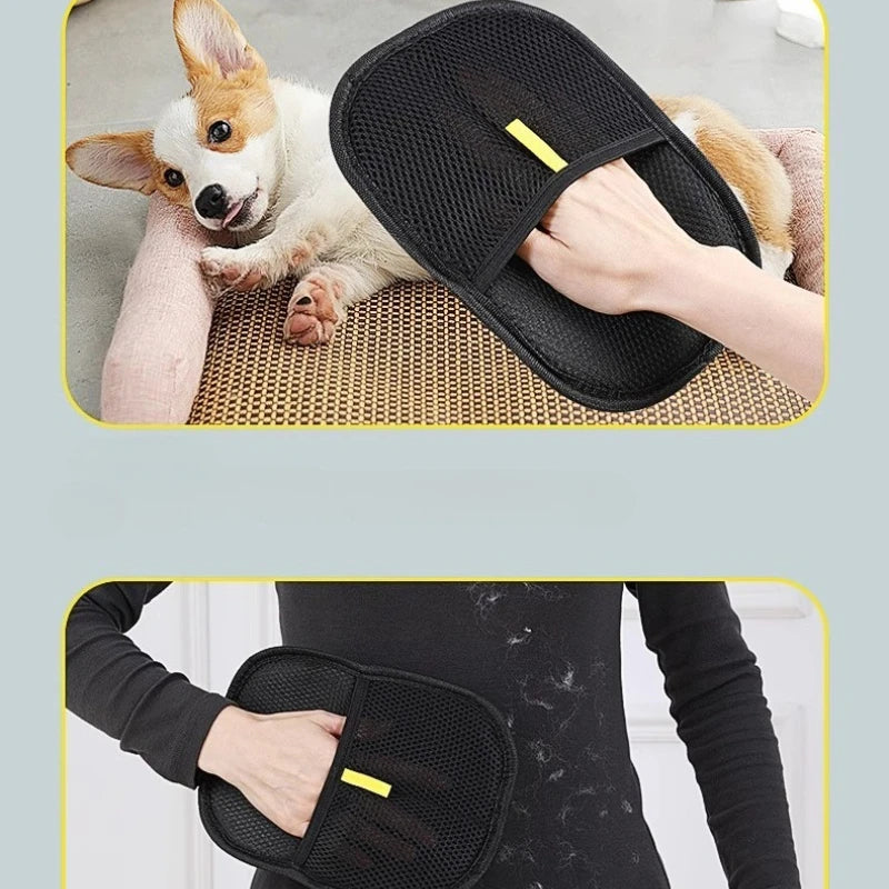 Gant anti-poils réutilisable pour chien et chat