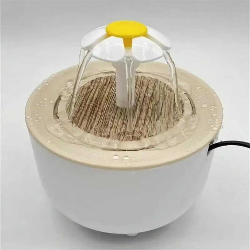 Fontaine à eau silencieuse pour chat 1,2 L avec filtre