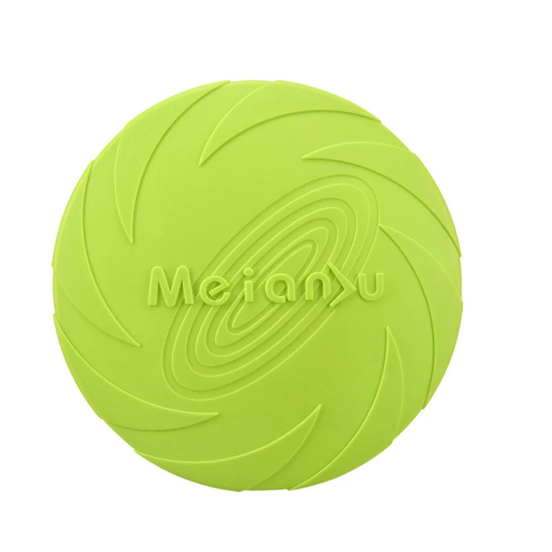 Frisbee en silicone pour chien