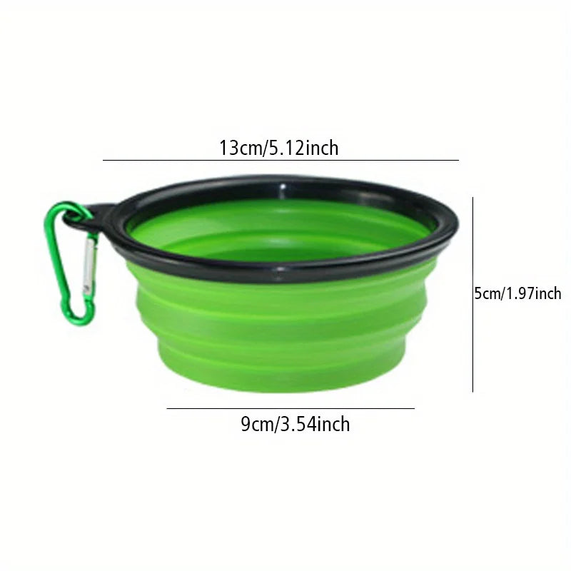Gamelle pliable de voyage pour chien