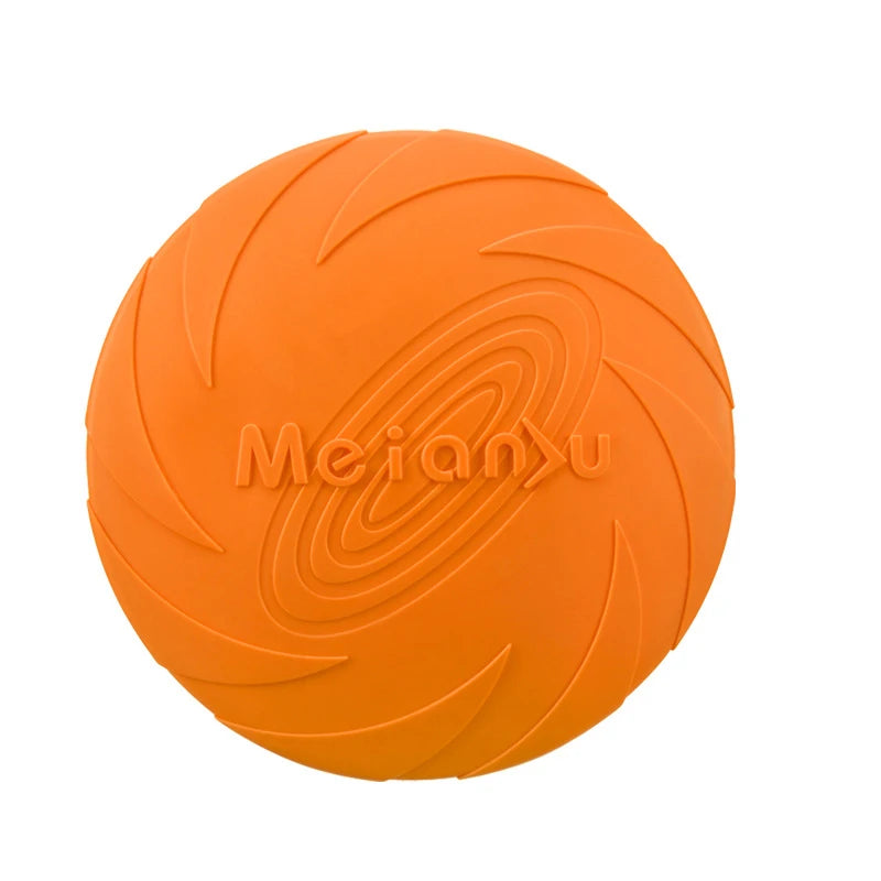 Frisbee en silicone pour chien