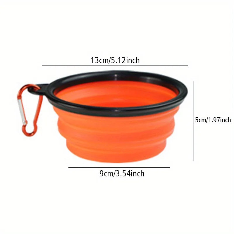 Gamelle pliable de voyage pour chien