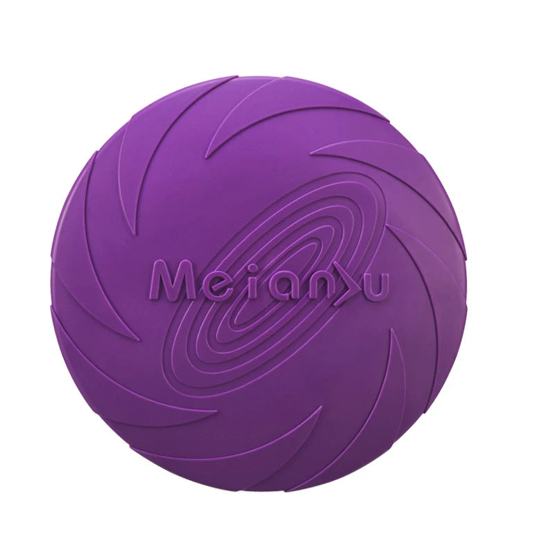 Frisbee en silicone pour chien