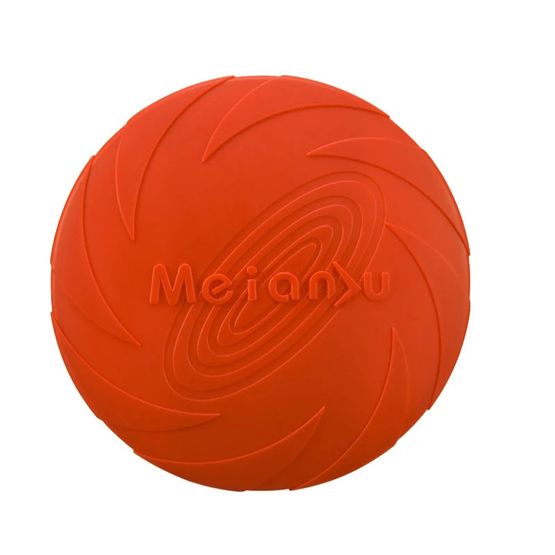 Frisbee en silicone pour chien