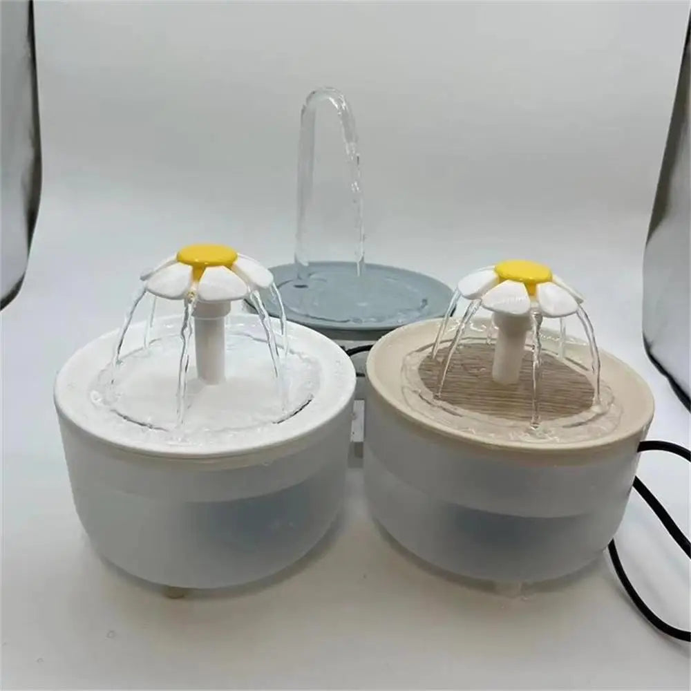 Fontaine à eau silencieuse pour chat 1,2 L avec filtre