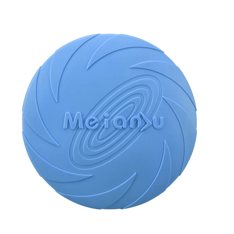 Frisbee en silicone pour chien