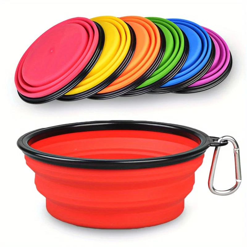 Gamelle pliable de voyage pour chien