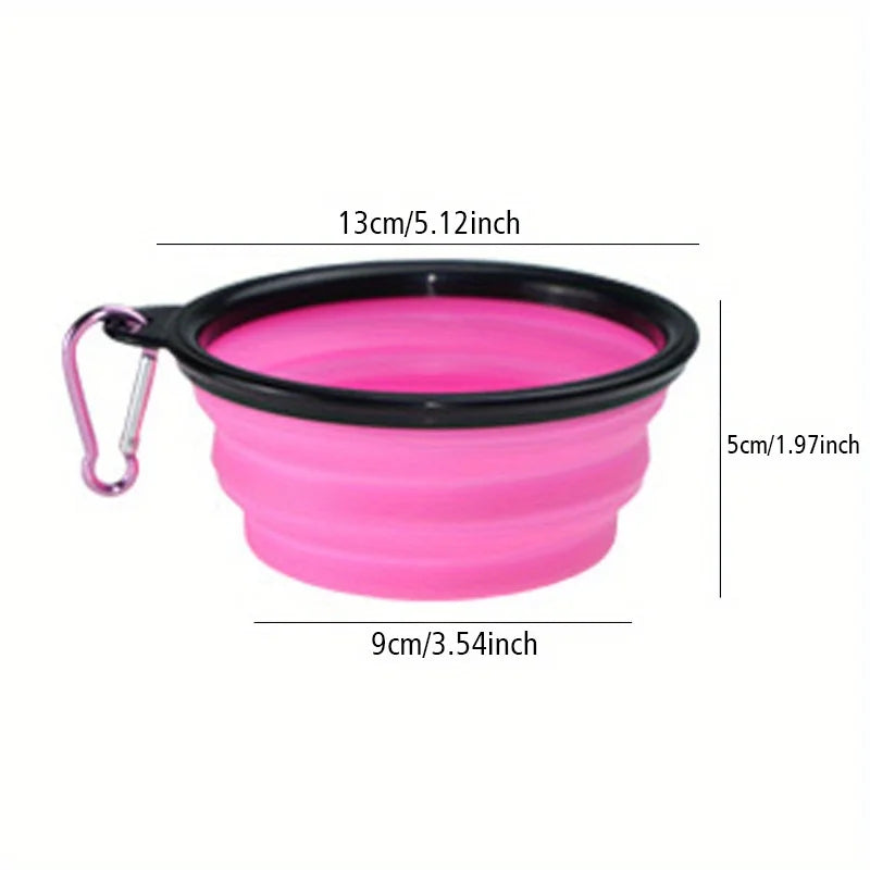 Gamelle pliable de voyage pour chien