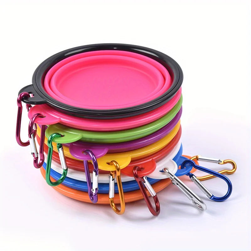 Gamelle pliable de voyage pour chien